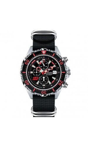 ساعت مچی کرونوگراف غواصی عمق سنج دار بند لاستیکی